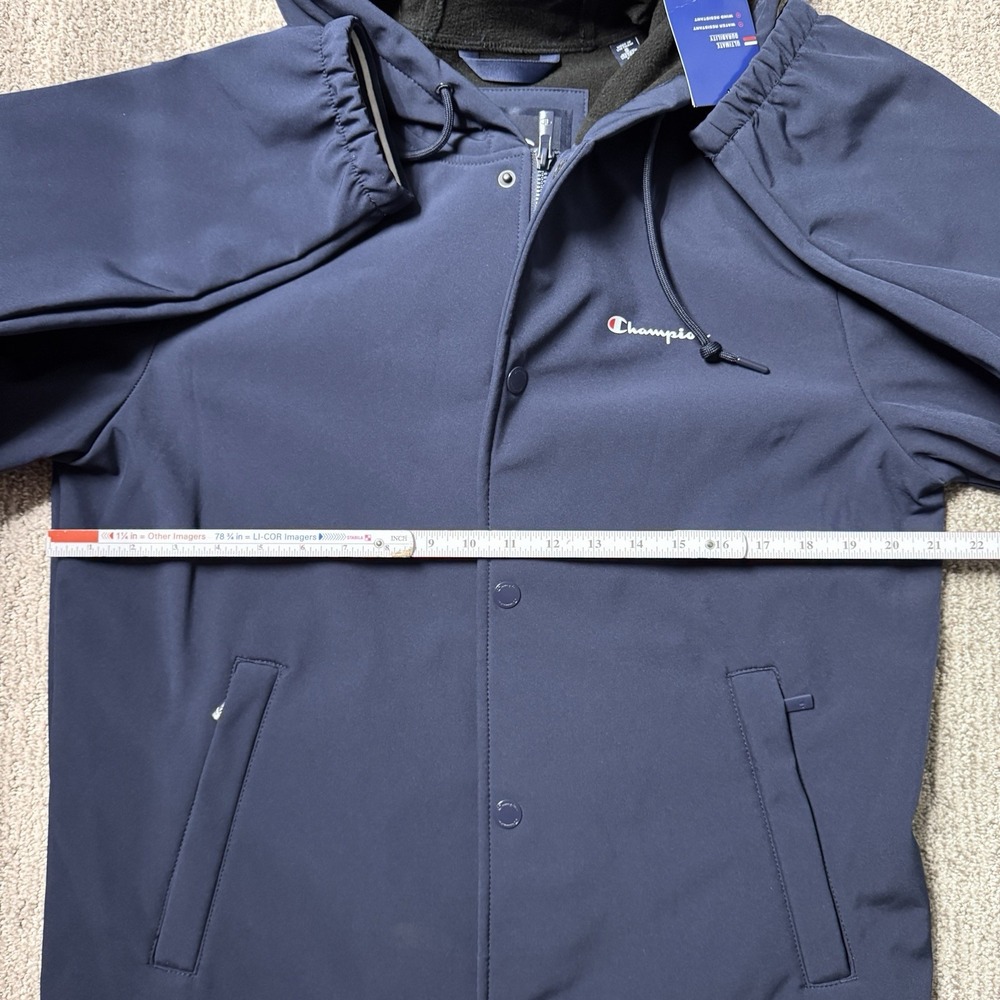NWT Champion Hooded Jacket Performance Water Wind Resistant Mens Small $178 MSRP - Picture 12 of 14